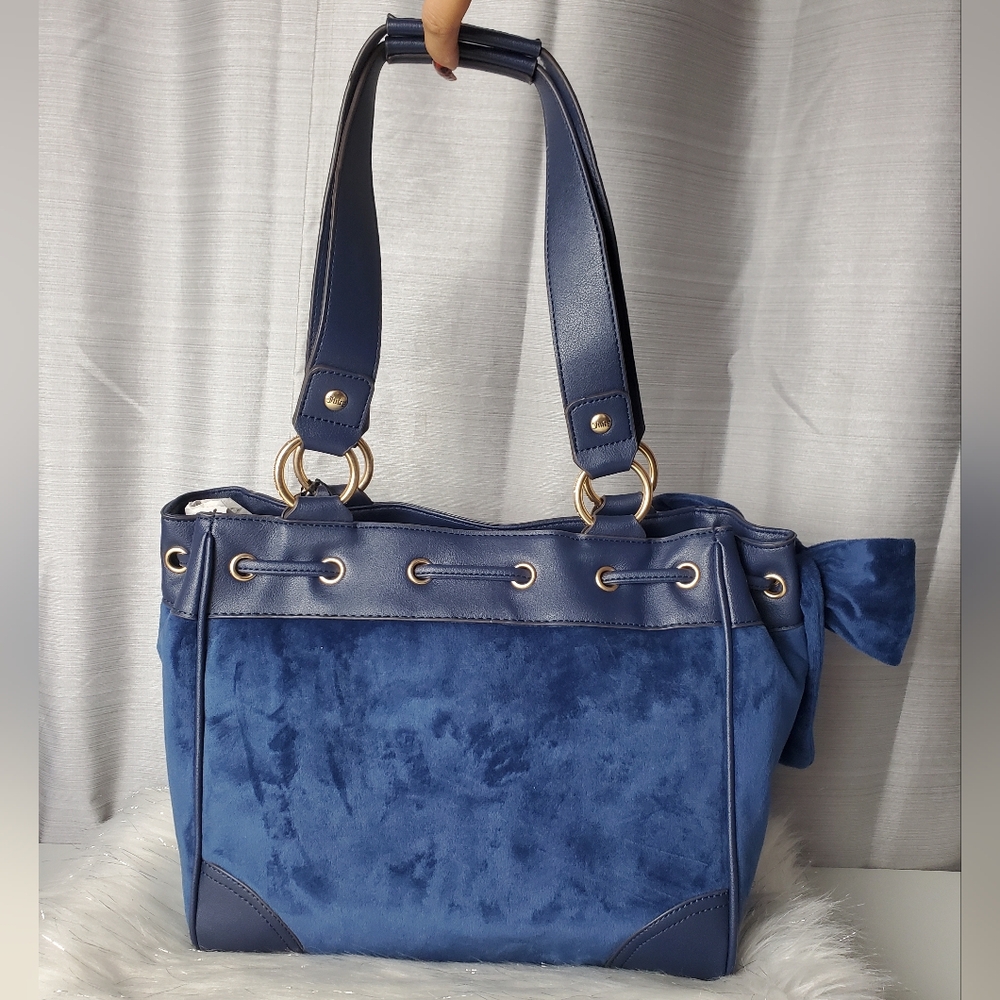 JUICY COUTURE Regal Blue The Key To Juicy Daydreamer Tote Bag - Picture 5 of 8
